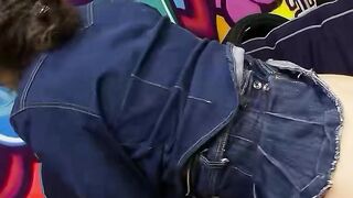 Jean's Confidential Naughtiness - Teasing Lingerie Striptease & Sensual Blowjob by Lucie Love