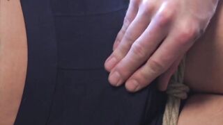 Threeway Threesome - Hands-Free Orgasm For Bondage Stud With Dual Anal Play