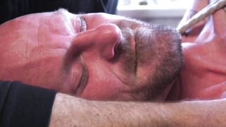 Threeway Threesome - Hands-Free Orgasm For Bondage Stud With Dual Anal Play