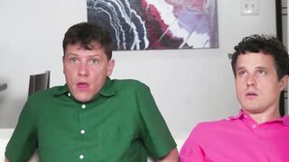 Stepsisters Share Their Stepbrother's Big Dick - Scene 1