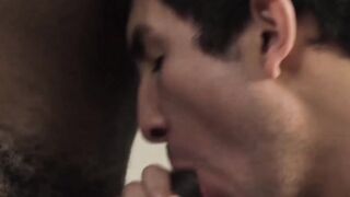 Interracial Passion - Black Guy Fucks White Boy's Ass Raw