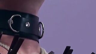 BDSM Bondage Sensual Domination of Older Man by Young Mistress