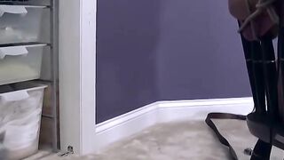 BDSM Bondage Sensual Domination of Older Man by Young Mistress