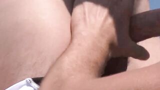 Blond Hunk's Ass Gets Plowed By A Sex God In Hardcore Anal Action