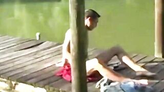 Outdoor Masturbatorio Solitario de Bella Italiana - Hot Italian Solo Male