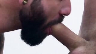 Sensuous Navel Lick - Hot Jocks Tease Each Other Before Intense Sex