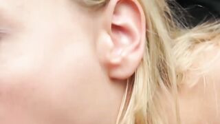 Hot Babe Gives Blowjob & Rides Big Dick In Glamorous Lingerie - POV Creampie