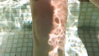 Poolside Sensual Massage with Happy Ending For Hot Blonde Bombshell Oliva Sparks
