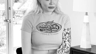 Nichole Sapphire's Ink-Filled Journey Through Body Art" or "Tatted Up Babe Gets Her Fix of Permanent Makeup