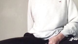 Sexy Young Latin Stud Strokes His Big Uncut Cock For A Hot Solo Jack Off