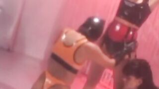 FemDom BDSM Lesbians - Latex Mistress Dominates Submissive Slave Girl in Rough Sex