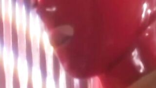 FemDom BDSM Lesbians - Latex Mistress Dominates Submissive Slave Girl in Rough Sex