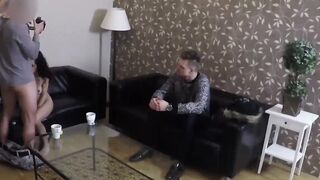 Husband Shares Wife With A Stranger For An Intense Threesome Experience