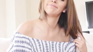Sexy Step-sister Kara Foxx Rides Brother's Taboo Dick & Gets Creampie