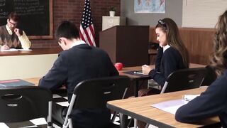Powdered Pussies - Nerdy Guy Fucks Two Hot Babes