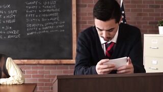 Powdered Pussies - Nerdy Guy Fucks Two Hot Babes