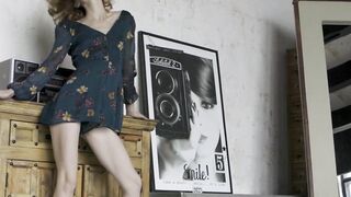 Sexy Seduction - Teasing Stripteuse Babe Exposed In Bedroom" #strip-dance, #seducing, #sexy-lingerie, #pussy-rubbing, #bedroom-