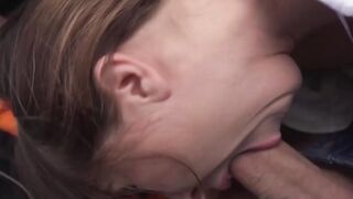 Busted! Big-Titted Ukrainian Slut MIA BROWN Fucks Her Driving Instructor