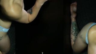 Blondie Bombshell - Blow Job Queen SAGE RABBIT in Glory Hole