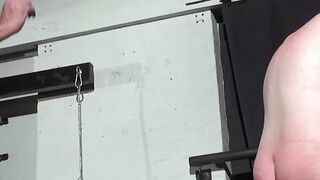 Bondage Crucifixion - Big Boobs Girl Fingering Her Pussy While Being Dominated