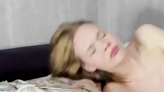 Teen Bombshell Gets Hardcore Pounding & Facial Load