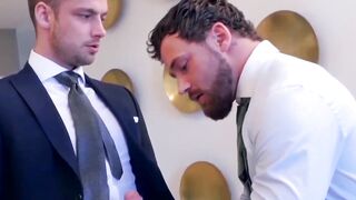 Business Suits & Briefs - Office Fellows Fuck After Business Meeting