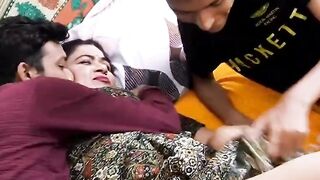 Three's Company - Step-Sister Threesome With Brother In Law And His Friend (FFM)