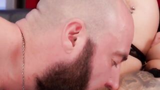 Sabian Demonia's Glittering Anal Adventure" or "Glitzy Butt-Fuck with Sabiean de Monia