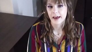 RebeccaVangaurd - Office Slut Fucked Hard By Boss In POV Style
