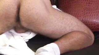 Army Hunk's Solo Masturbation - Close-Up View Of His Big Dick & Loaded Cumshot