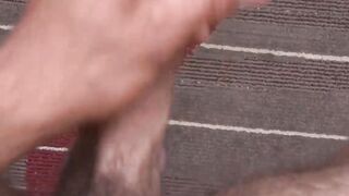 Army Hunk's Solo Masturbation - Close-Up View Of His Big Dick & Loaded Cumshot