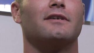 Army Hunk's Solo Masturbation - Close-Up View Of His Big Dick & Loaded Cumshot