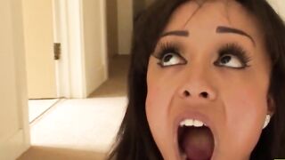 UK Hottie's Mouth Gets Filled With A Big Dick And Load Of Sperm