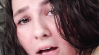 Brunette Bombshell Liz Jordon Fucked Hard And Swallows Warm Load