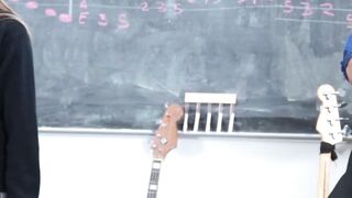 Professor's Pet Student Learns How To Suck A Big Dick