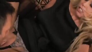 Partying Hard with Sexy Girls - Group Orgy Scene in Party House