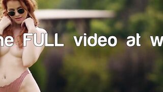 Redheaded Milf Stripping Down Naked on Golf Course - Exotic Beauties