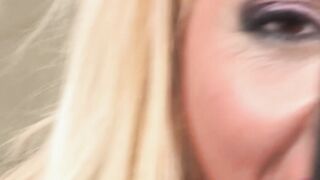 Euro Milf's Sex Toy Adventure - Hot Blonde Mom Fingers & Toys Huge Pussy