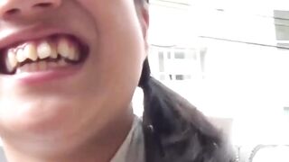 Young college girl's Outdoor Pissing Adventure - Naughty Teen Faces Exposure