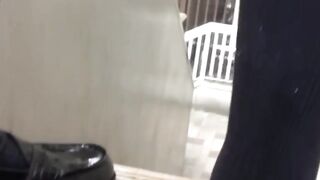 Young college girl's Outdoor Pissing Adventure - Naughty Teen Faces Exposure