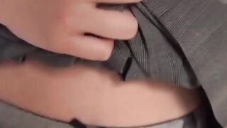 Young college girl's Outdoor Pissing Adventure - Naughty Teen Faces Exposure