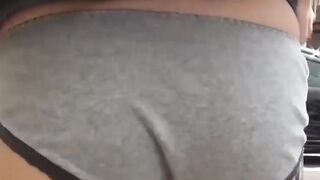 Young college girl's Outdoor Pissing Adventure - Naughty Teen Faces Exposure