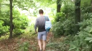 Amature Babe Rides Dildo Outdoors While Jerking Off - Sex Toy Adventures