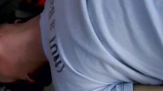 Three's Company But My Mouth Is All Alone - Gay Threesome Facial Blowjob