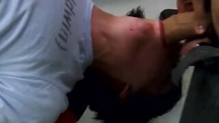 Three's Company But My Mouth Is All Alone - Gay Threesome Facial Blowjob