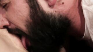 Ambers Face Gets Covered In Jizzy Sweat - Big Dick Pounding Her Hard