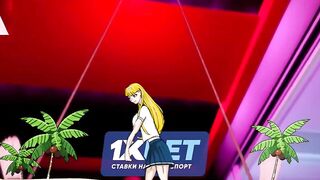 DxD Фута Риас и Фута Акино трахают свою подругу 1 серия
