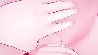 DxD Фута Риас и Фута Акино трахают свою подругу 1 серия