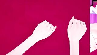 DxD Фута Риас и Фута Акино трахают свою подругу 1 серия
