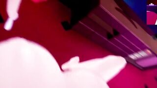 DxD Фута Риас и Фута Акино трахают свою подругу 1 серия